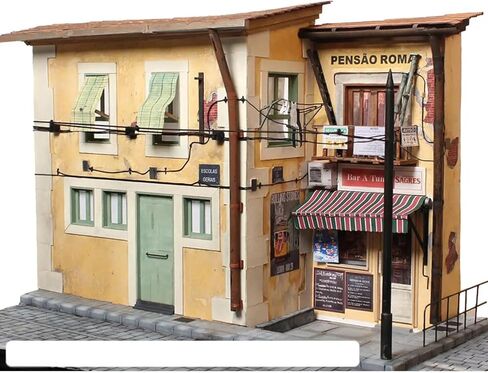 مجموعة نماذج EarthMark Lisbon Trolley بمقياس 1:24 من الخشب والمعدن 53005 من OcCre ((Diorama فقط - بدون نموذج أو طلاء)) in Kuwait