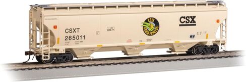 قطارات باخمان - Trinity 5161 3-Bay Covered Hopper - CSX® #265044 (Grain Express) - مقياس HO in Kuwait