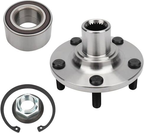 Detroit Axle - Front Wheel Bearing Hub for Ford 2010 2011 2012 2013 Transit Connect, Wheel Bearing and Hub Assembly Replacement in Saudi Arabia