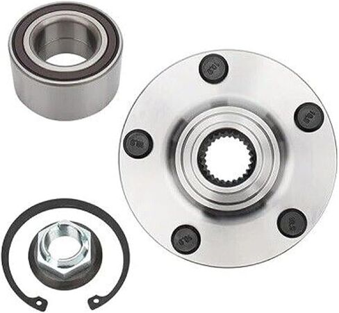 Detroit Axle - Front Wheel Bearing Hub for Ford 2010 2011 2012 2013 Transit Connect, Wheel Bearing and Hub Assembly Replacement in Saudi Arabia