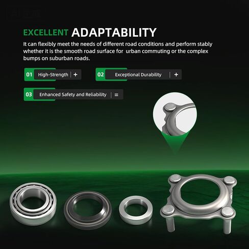 Rear Axle Bearing and Seal Kit,Compatible with Jeep JK Wrangler 2007 2008 2009 2010 2011 2012 2013 2014 2015 2016 2017,OE#68008523AA,83503064,68499023AA,68003270AA, 83503077,u399, u360l in Saudi Arabia