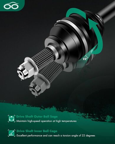 SCITOO ‎1333124 Rear Left Right CV Axle for Polaris RZR 4 XP 1000 RZR RS1 RZR XP RZR XP 1000 RZR XP 4 RZR XP 4 1000 in Kuwait