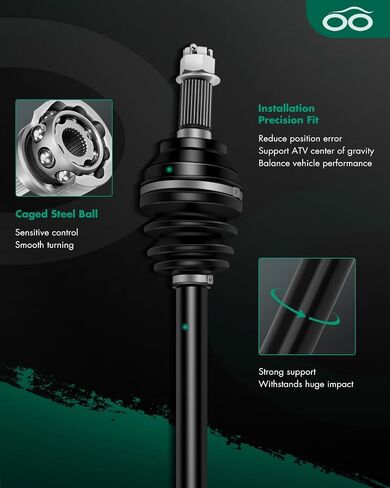 SCITOO ‎1333124 Rear Left Right CV Axle for Polaris RZR 4 XP 1000 RZR RS1 RZR XP RZR XP 1000 RZR XP 4 RZR XP 4 1000 in Kuwait