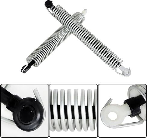 Rear Trunk Lid Return Spring Left and Right Side Replacement for 528i 550i 535i 2011-2016 Replacement for 51247204367 51247204366 Silvery in Saudi Arabia