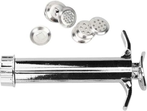 Keenso Stainless Steel Clay Extruder Fondant Craft Gun for Polymer Clay Sculpture, Durable Handheld Modeling Tool for Cake Decorators and Craftsmen in Saudi Arabia