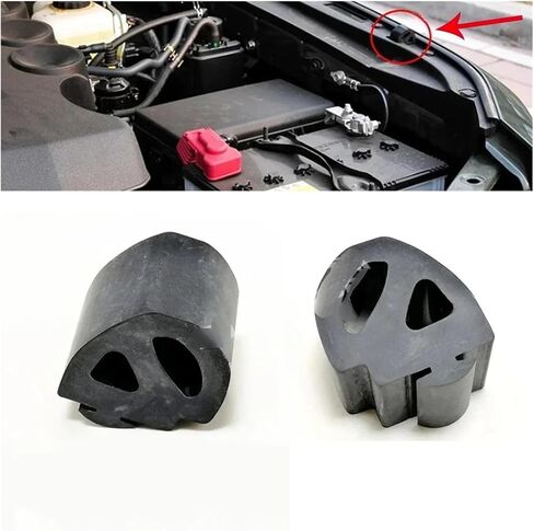 Sealing Plug Kit Bonnet Hood Bumper Grommet Cushion Stopper Rubber Buffer Fit for Toyota FJ Cruiser 2007-2020 Easy Installation(2 PCS A style) in Saudi Arabia