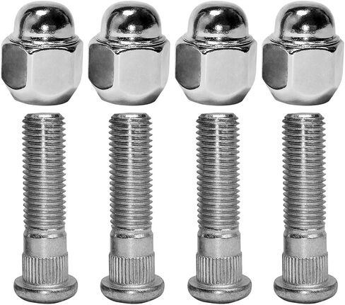 Mysttoo M12x1.5 Wheel Lug Stud Nut Set Compatible with 1998-2021 Hyundai Sonata Elantra GT Tucson Genesis Santa Fe Sorento Kia Forte Optima Rio Soul 52950-14140 52950-M1000 (4PCS) in Saudi Arabia