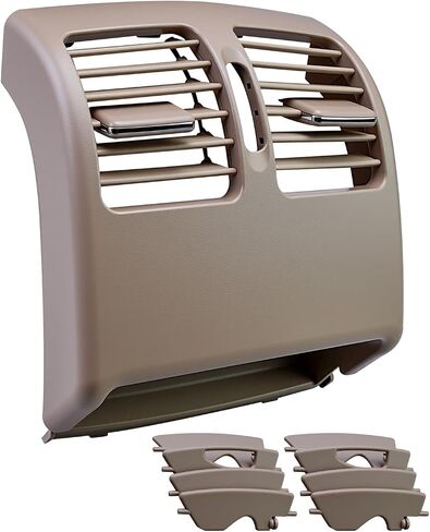 Rear Center Console Air Conditioning Grille AC Outlet Panel Fit for Mercedes Benz W204 C-Class 2007 2008 2009 2010 2011 2012 2013 W207 Coupe E-Class 2010 2011 2012 Beige Rear Air Vent in Saudi Arabia
