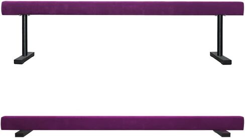 Peakpath 8FT Adjustable&Foldable Gymnastics Balance Beam,Home Gym Equipment,Easy Assembling and Storage,No Tool Require,for Kids Children Girls Training in Kuwait