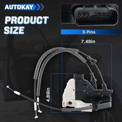 AUTOKAY 81320-2W010 Front Right Passenger Door Lock Actuator Motor Fits for Hyundai Santa Fe 2013-2018 Sport 2013-2018 XL 2013-2019 RE# 813202W010 81320 2W010 81320-2W000 813202W000 81320 2W000 in Saudi Arabia