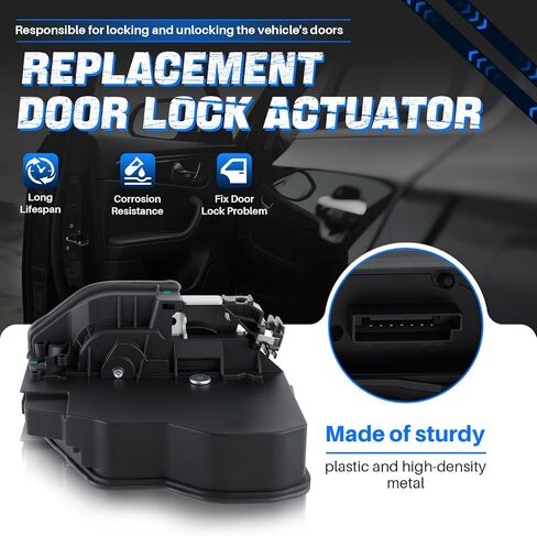 AUTOKAY 937-800 Front Left Driver Side Door Lock Actuator Fits for BMW 1 2 3 5 6 7 M X Z Mini Active Hybrid Alpina Series 128i 230i 320i 325i 328i 335i 550i 740i M2 M3 M5 M6 X1 X3 X5 RE#51217202143 in Saudi Arabia