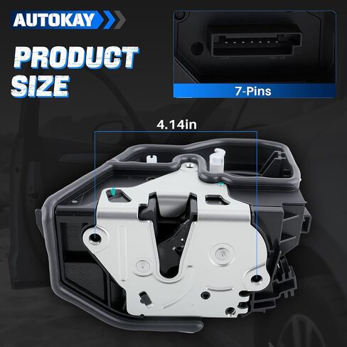 AUTOKAY 937-800 Front Left Driver Side Door Lock Actuator Fits for BMW 1 2 3 5 6 7 M X Z Mini Active Hybrid Alpina Series 128i 230i 320i 325i 328i 335i 550i 740i M2 M3 M5 M6 X1 X3 X5 RE#51217202143 in Saudi Arabia