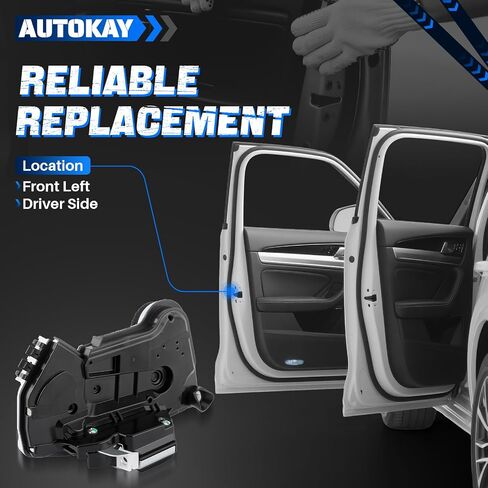 AUTOKAY 6904002440 Front Driver Left Door Lock Latch Actuator Fits for Toyota Camry Corolla RAV4 Prius V Highlander Sienna for Lexus ES250 350 IS250 300 350 LX570 NX200t 300h RCF RC200t 350 RX350 450h in Saudi Arabia