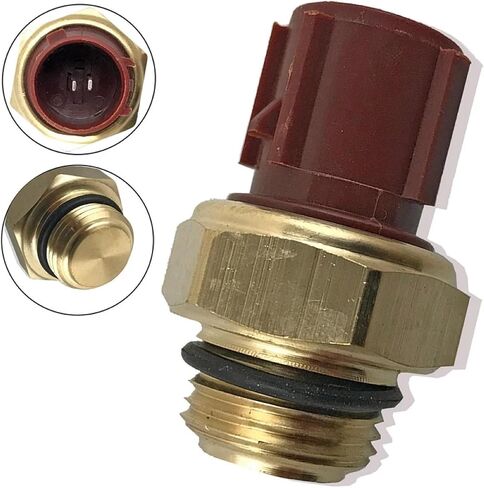 2Pcs Radiator Cooling Fan Switch Sensor, for Honda, for Civic 1992-2005 1.3L 1.5L 1.6L 1.7L Replacement Spare Parts in Saudi Arabia