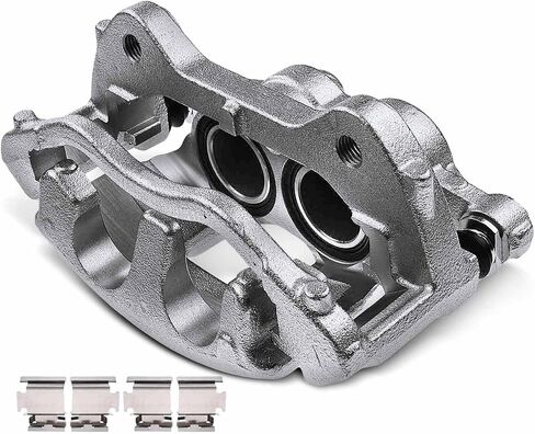 A-Premium Disc Brake Caliper Assembly with Bracket Compatible with Select Ford Models - Transit-350 HD 2015 2016 2017 - Front Left Driver Side in Saudi Arabia
