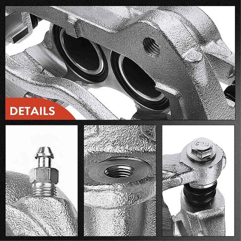 A-Premium Disc Brake Caliper Assembly with Bracket Compatible with Select Ford Models - Transit-350 HD 2015 2016 2017 - Front Left Driver Side in Saudi Arabia