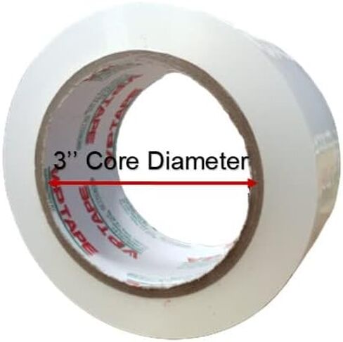 VPTAPE Industrial Packaging Tape, 2 Inch x 110 Yards, Thickness 2.0 Mil, Clear, 6 Rolls. in Saudi Arabia
