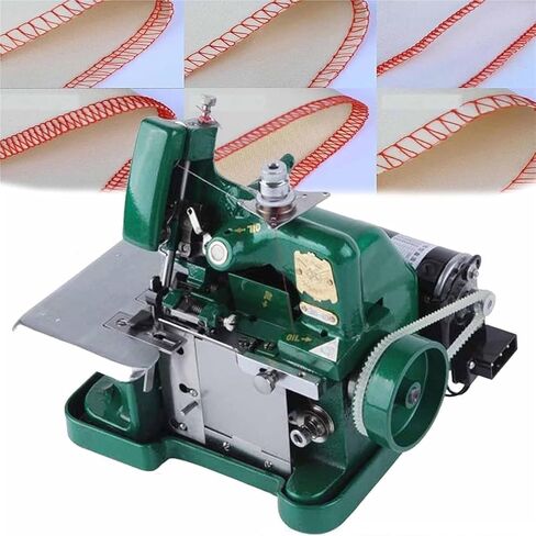 Overlock Machine - High-Speed Serger, 250W, Adjustable Stitch Length, 3000 Stitches/Minute, 3-Stitch Capability for Professional Hemming and Sewing in Saudi Arabia
