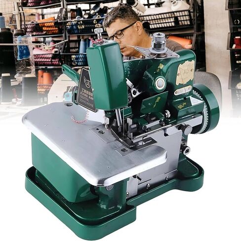 Sewing Machine,Overlock Machine,Machine Serger Industrial 3000 Stitches/Minute,With Metal Frame,for Heavy Duty Fabric Blue in Saudi Arabia