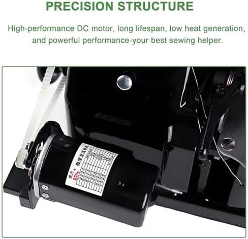 Portable Electric Overlock Sewing Machine, Industrial Serger 3000 Stitches/Minute, Durable Metal Frame, Efficient for Home & Professional Use, Blue Color in Saudi Arabia