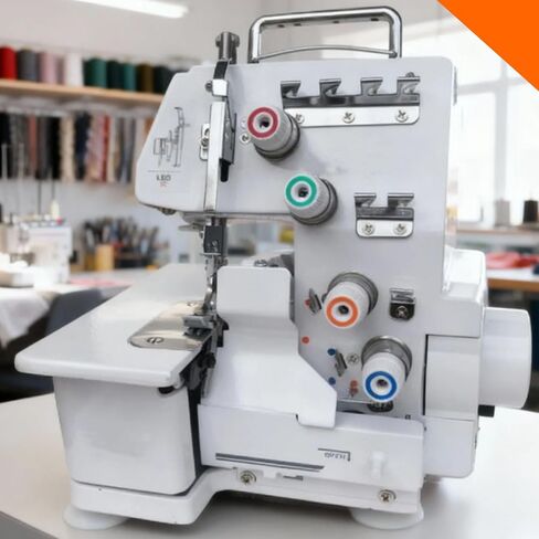 Serger Sewing Machine, Desktop Overlock Sewing Machine with LED Light and Accessories Kit, for Lapel Padding Hemming Sewing in Saudi Arabia