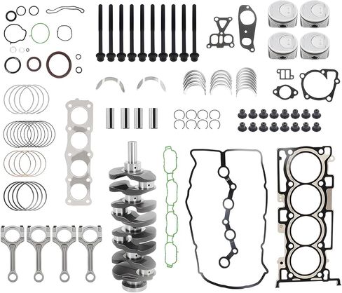 G4KJ Engine Rebuild Overhaul Kit With Crankshaft Piston Connecting Rod Kit Compatible with Sonata Optima Tucson 2011-2019 2.4L 231112G200 230402G500 in Saudi Arabia