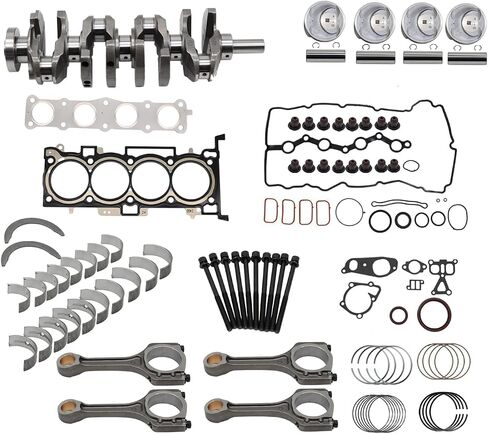 G4KJ Engine Rebuild Overhaul Kit With Crankshaft Piston Connecting Rod Kit Compatible with Sonata Optima Tucson 2011-2019 2.4L 231112G200 230402G500 in Saudi Arabia