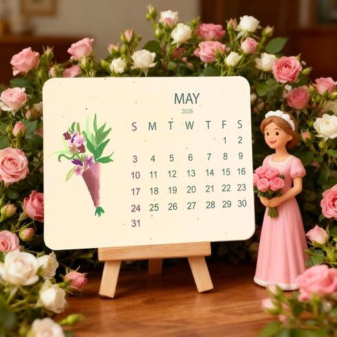 تقويم بذور الحب القابلة للزراعة صديق للبيئة 2026، مخطط تقويمات تخضير حديثة مثالية، تقويم بذور قابلة للزراعة 2026، مخطط ورق بذور قابل للتحلل البيولوجي للشهر، للحديقة والديكور in Saudi Arabia