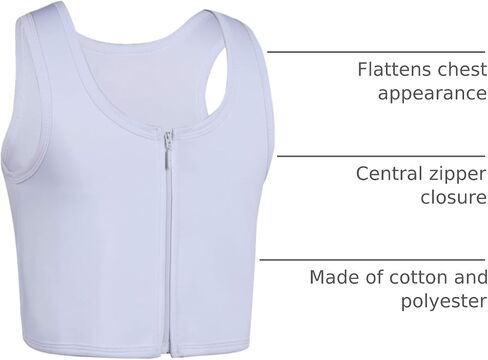 JARAZIN Chest Binder for Women Trans Binders FTM Breast Binder for Chest Tank Top in Kuwait