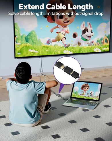 في سي اي وصلة HDMI ثلاثية الابعاد 4K HDMI انثى الى انثى قطعتين in Saudi Arabia