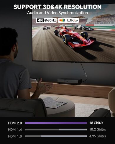 في سي اي وصلة HDMI ثلاثية الابعاد 4K HDMI انثى الى انثى قطعتين in Saudi Arabia