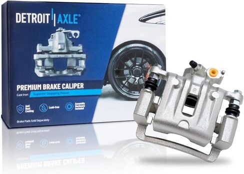 Detroit Axle - Rear Brake Kit for Chevy Captiva Sport Equinox GMC Terrain Pontiac Torrent Saturn Vue, Disc Brake Caliper Ceramic Brake Pads Replacement in Saudi Arabia