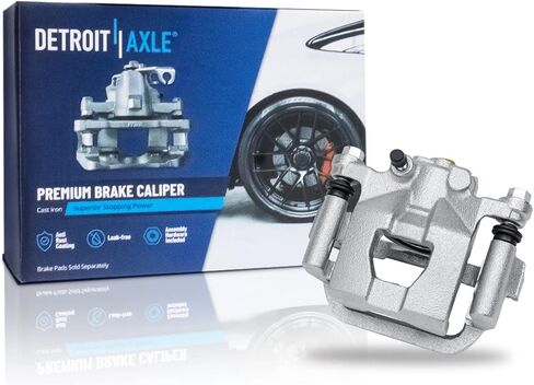 Detroit Axle - Rear Brake Kit for 2002-2018 Nissan Altima 2004-2008 2019 Maxima Disc Brake Caliper w/Bracket Ceramic Brakes Pads w/Hardware Replacement in Saudi Arabia
