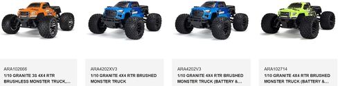 BIG ROCK 4X4 3S BLX - الإطارات والعجلات (إطارات راجناروك إطارات DBOOTS لـ ARRMA ARA4312V3 in Kuwait