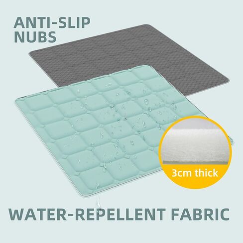 روضة أطفال قابلة للطي، ساحة لعب كبيرة من iTiLike مع حصيرة سميكة قابلة للفصل، روضة للأطفال الرضع والأطفال الصغار مع حقيبة تخزين، أقلام لعب مع بوابة، ساحة لعب محمولة داخلية وخارجية، سياج أطفال قوي in Kuwait