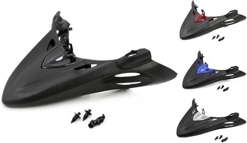 متوافق مع DL 650 Vstrom DL650 V-strom 2012-2017 2015 2016 دراجة نارية منقار الأنف مخروط تمديد الجبهة الحاجز هدية الجنيحات (أسود) in Kuwait