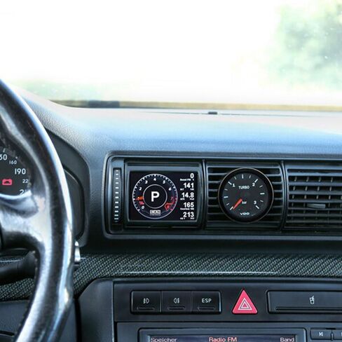 شاشة عرض رقمية WAGNERTUNING MFD28 مقاس 2.8 بوصة TFT تعمل باللمس لسيارة Audi A4 B5 LHD/RHD ضغط الزيت ودرجة حرارة الزيت ودرجة حرارة الماء ومقياس متعدد 64 مستشعرًا WT31020 in Kuwait