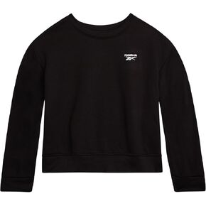 Reebok Girls’ Sweatshirt – Fleece Pullover Hoodie Sweatshirt - Casual Top - Fashion Hoodie Sweatshirt for Girls (7-16) in Kuwait