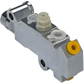 PartsFlow PV4C كروم الألومنيوم قرص طبل صمام التناسب أسطوانة رئيسية معززة لشفروليه C10 بيك اب/الضواحي لشاحنات جي إم سي جنرال موتورز in Kuwait