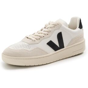 VEJA Men's V-90 Sneaker, White/Black, 11.5 in Kuwait
