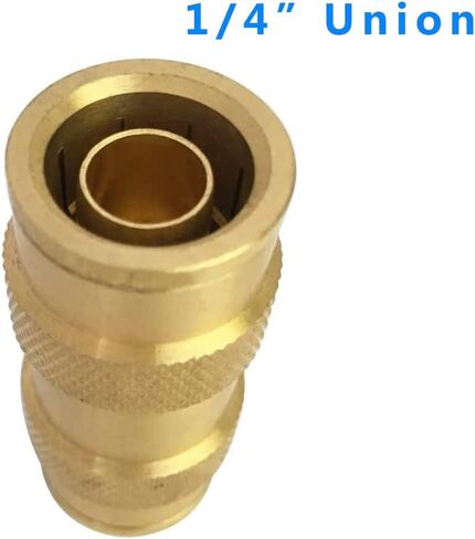 TL TOOLEGIN DOT Brass Push to Connect Fittings 1/4" Air Brake Union 3/8" Air Line Fittings Push in Fittings DOT Air Fittings Brass Union Air Brake Repair Kit Contains 1/2" Push-in Union Coupling Male in Saudi Arabia