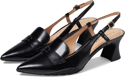 Coach Women's Nikola Leather Hybrid Slingback Pump in Saudi Arabia