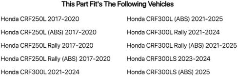 لوحة عدادات ملحقة من Tusk مطلية بمسحوق أسود لسيارة Honda CRF300LS 2023 in Saudi Arabia