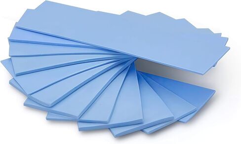 [ 6-Pack ] Thermal Conductive Silicone Pads, Soft Safe Simple to Apply for SSD CPU GPU LED IC Chipset Cooling -Blue in Saudi Arabia