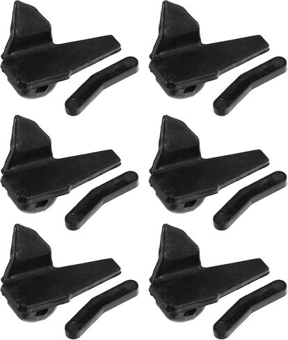 X AUTOHAUX 6 Set Tire Changer Insert Tire Demount Head Tire Machine Guard Wheel Side Protector for Mount Demount Duck Head Tyre Repair Black 2.05"x1.06"x1.30" in Saudi Arabia