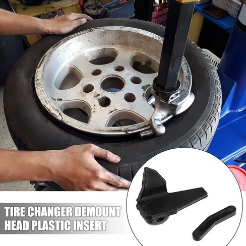X AUTOHAUX 6 Set Tire Changer Insert Tire Demount Head Tire Machine Guard Wheel Side Protector for Mount Demount Duck Head Tyre Repair Black 2.05"x1.06"x1.30" in Saudi Arabia