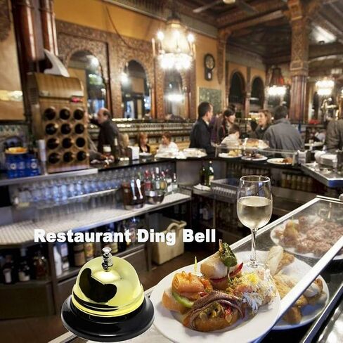3.3 Inch Call Bell Diameter Restaurant Bar Service Desk Bell Kitchen Hotel Counter Reception Ring Front Desk Bells in Saudi Arabia
