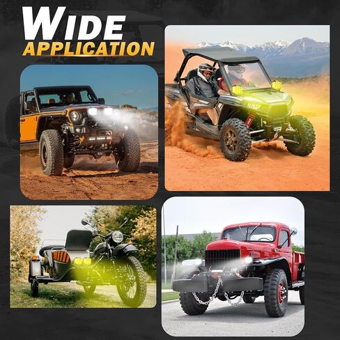 بودات Auxbeam V-MAX Series 7 بوصة دائرية جانبية + بودات جانبية مكعبة 7*5 بوصة in Kuwait