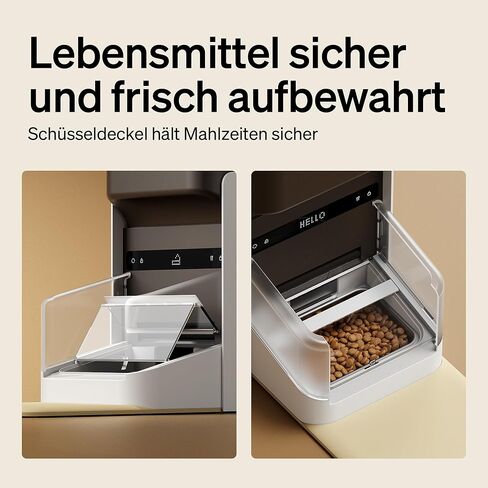 وحدة تغذية القطط التلقائية PETLIBRO RFID، وحدة تغذية تلقائية للحيوانات الأليفة بتقنية Wi-Fi 5G، تحكم في تطبيق تغذية القطط التلقائي واحد سعة 3 لتر مع مستشعر علامة الياقة، موزع طعام القطط التلقائي المنشط بالعلامة، 1-10 برامج للتحكم في الوجبات in Kuwait