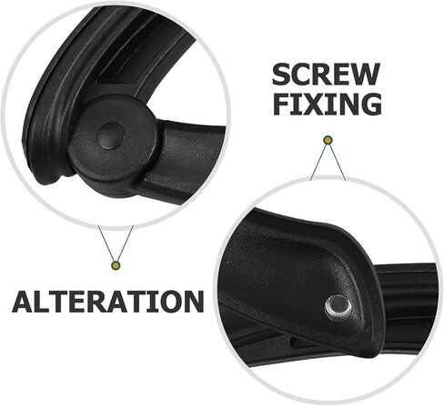 jojofuny Chair Armrests for Office Computer Chairs Household Armrest Replacement Parts Professional Support for Comfortable Rest and Injury Prevention Black Plastic Extensions in Saudi Arabia